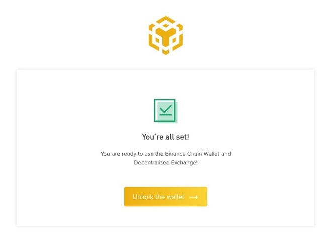 如何在币安Binance DEX上创建钱包