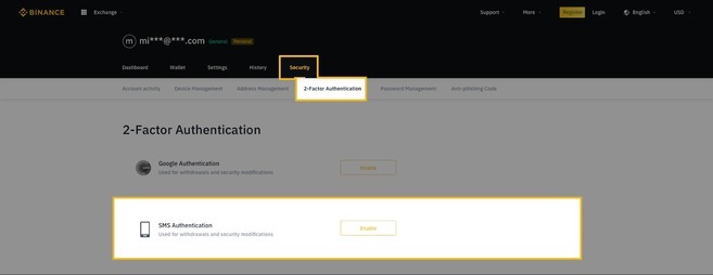 币安Binance双因子认证（2FA）指南