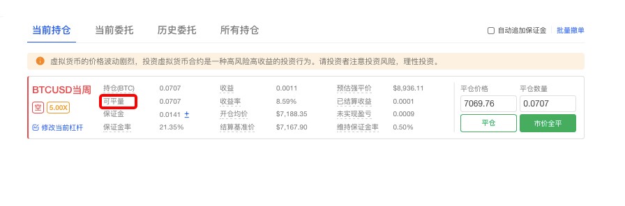 OKEX如何查看和理解数字货币合约的持仓情况？