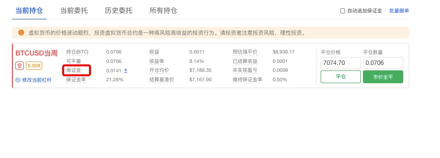 OKEX如何查看和理解数字货币合约的持仓情况？