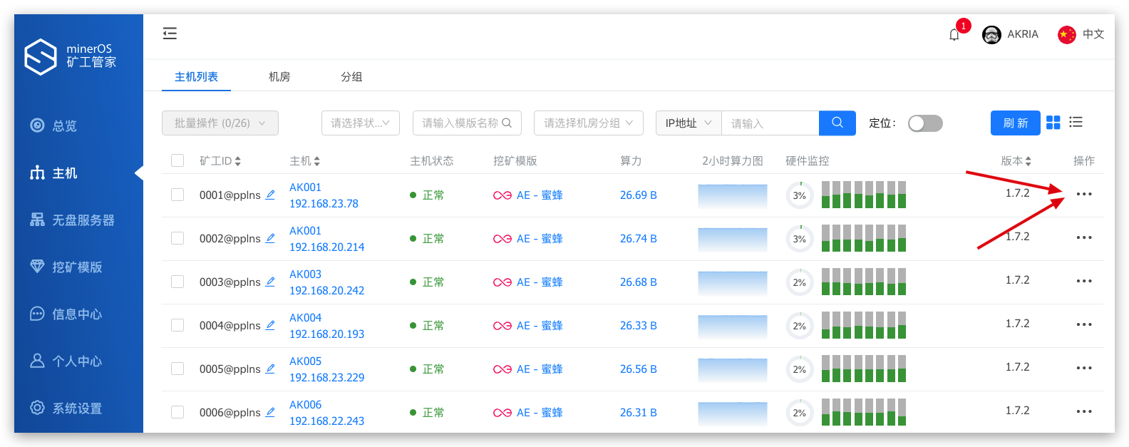 minerOS安装使用教程