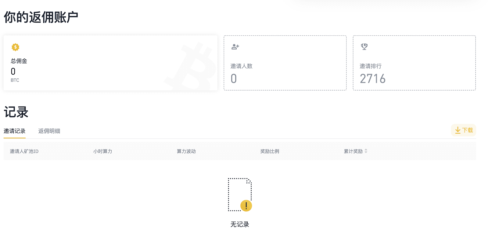 币安矿池邀请返佣常见问题