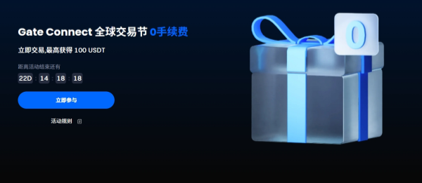 大门Gate Connect 全球交易节，开启0手续费交易