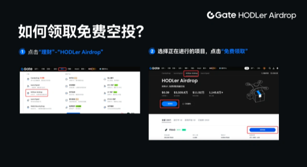 如何参与Gate平台HODLer Airdrop